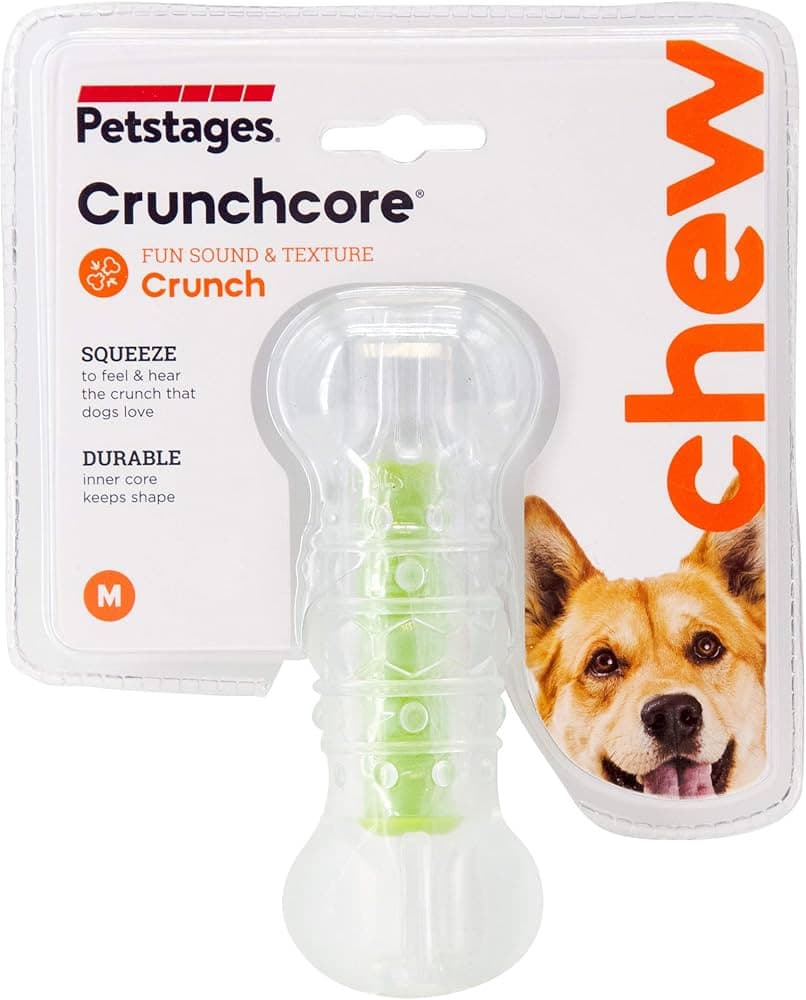 Petstages Crunchcore - כל הגדלים | צעצוע לעיסה ייחודי לחיות מחמד