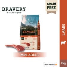ברייברי Bravery - מזון יבש לכלבים קטנים בטעם כבש | 7 ק"ג